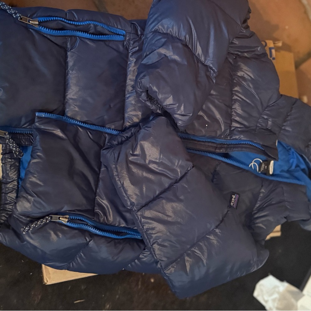 Patagonia Kids Puffer Jacket - Navy Blue